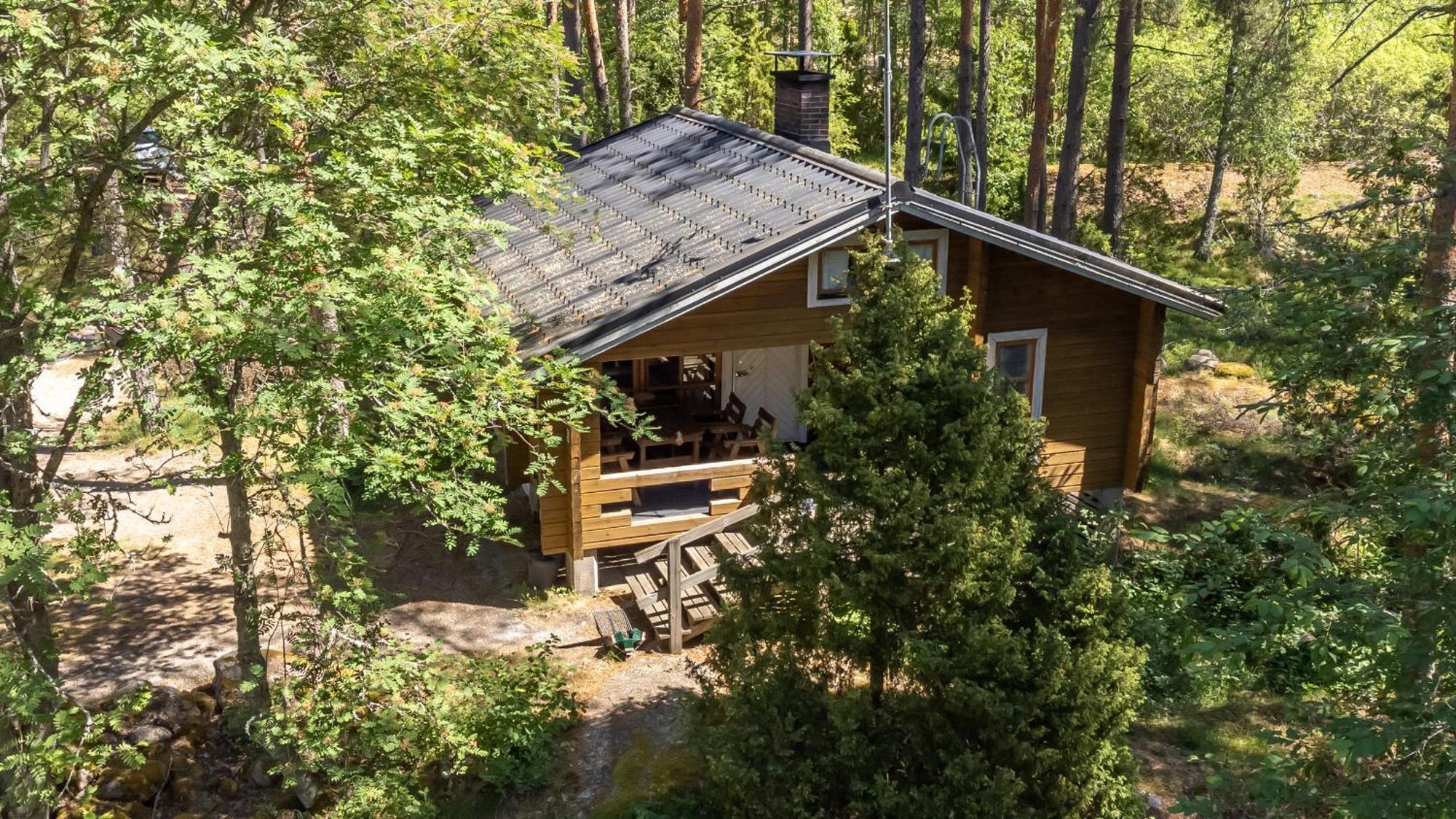 Pinetree Cottages Cozy Log Cabin Kalanti Exterior photo